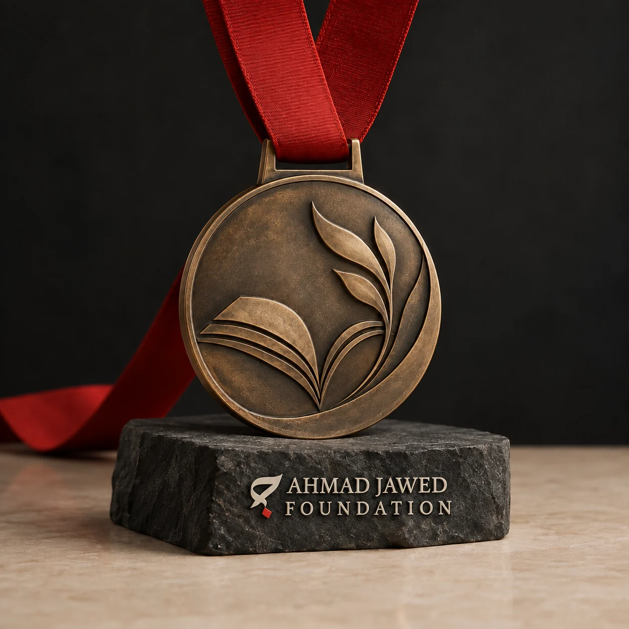 Ahmad Jawed Essay Competition medal